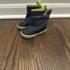 See Kai Run Blue and Green Rain & Snow Boots Waterproof